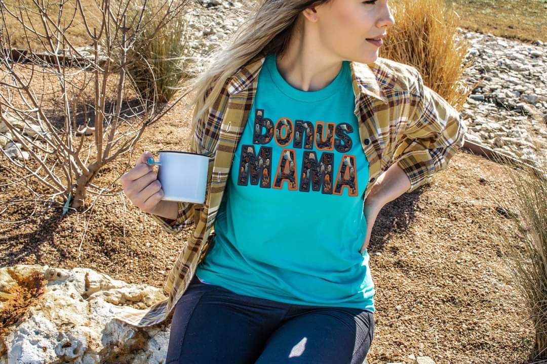 Bonus mama halloween embroidery DTF TRANSFER