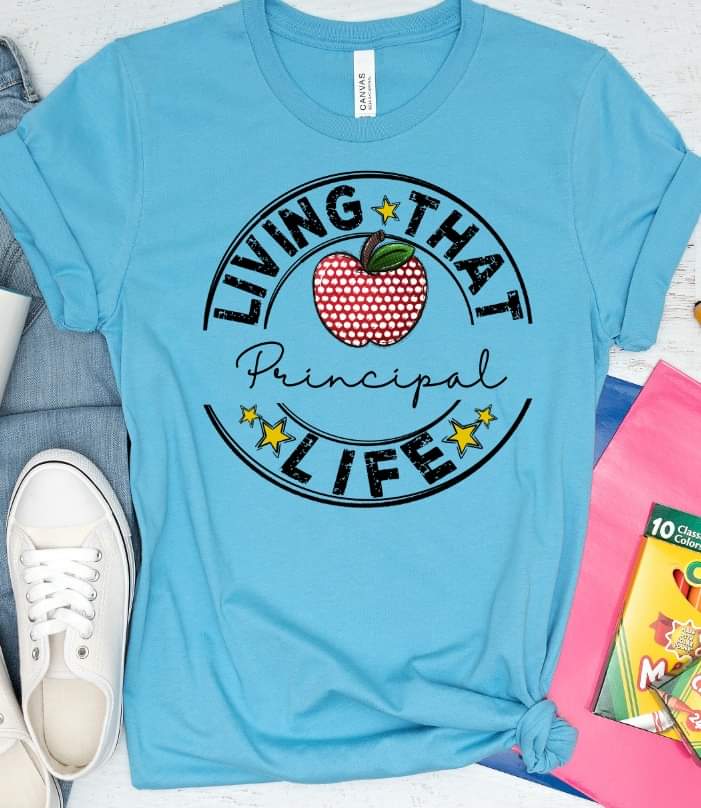 Living that principal life circle DTF TRANSFER