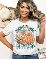 Grateful thankful blessed pumpkin trio 28443 DTF TRANSFER