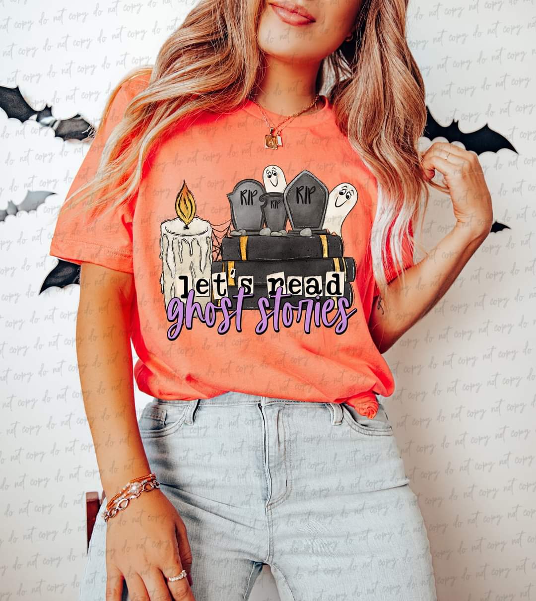 Let's read ghost stories 447 DTF TRANSFER