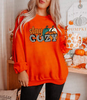 Stay cozy trio pumpkins 7535 DTF TRANSFER