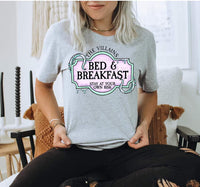 The villians bed and breakfast pastel colors 28448 DTF TRANSFER