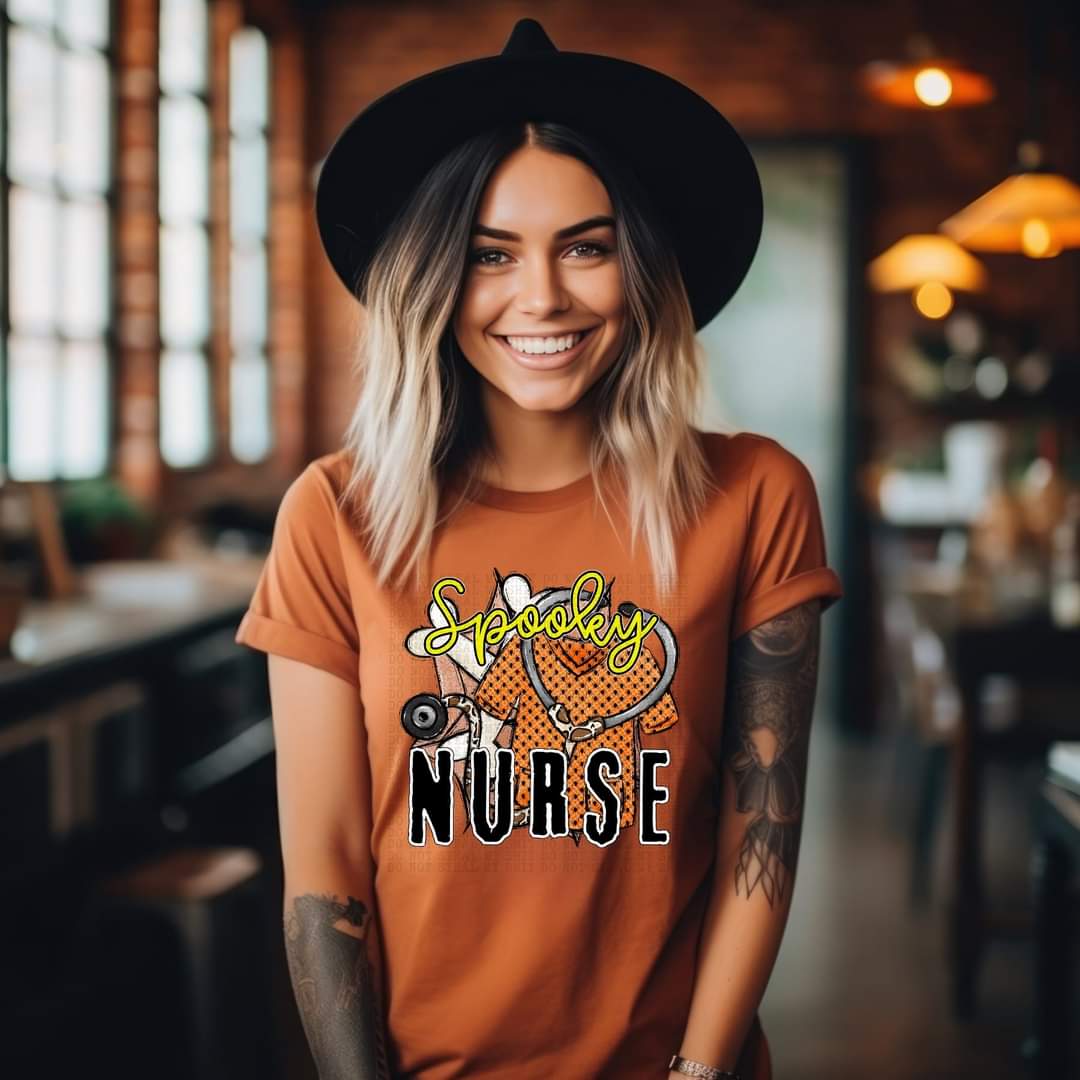 Spooky nurse (nurse items) 640 DTF TRANSFER