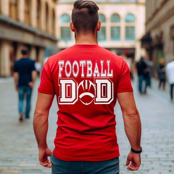 Football dad white 2671 DTF TRANSFER