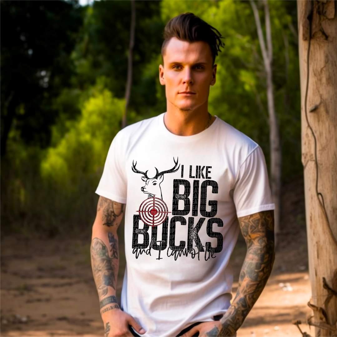 I like big bucks and i cannot lie GRUNGE 2580 DTF TRANSFER