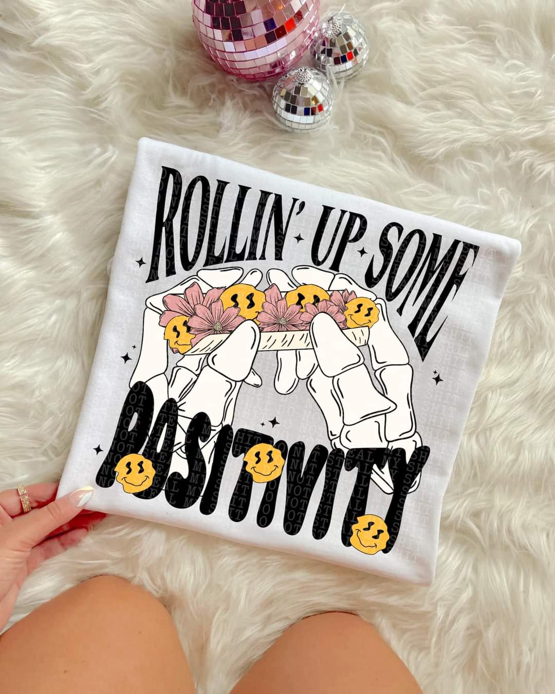 Rolling up some positivity 9187 DTF TRANSFER