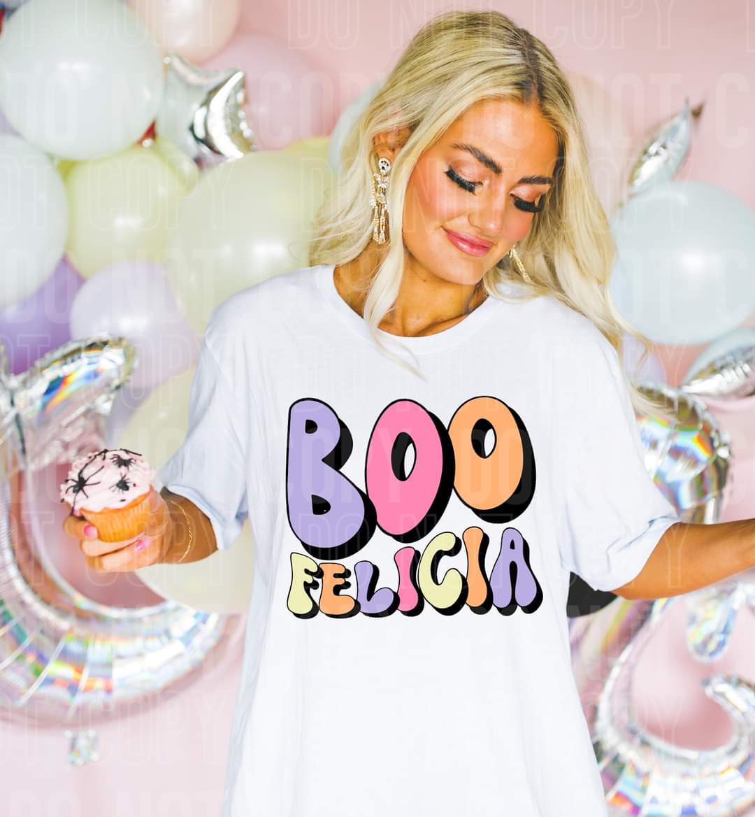 Boo Felicia 737 DTF TRANSFER