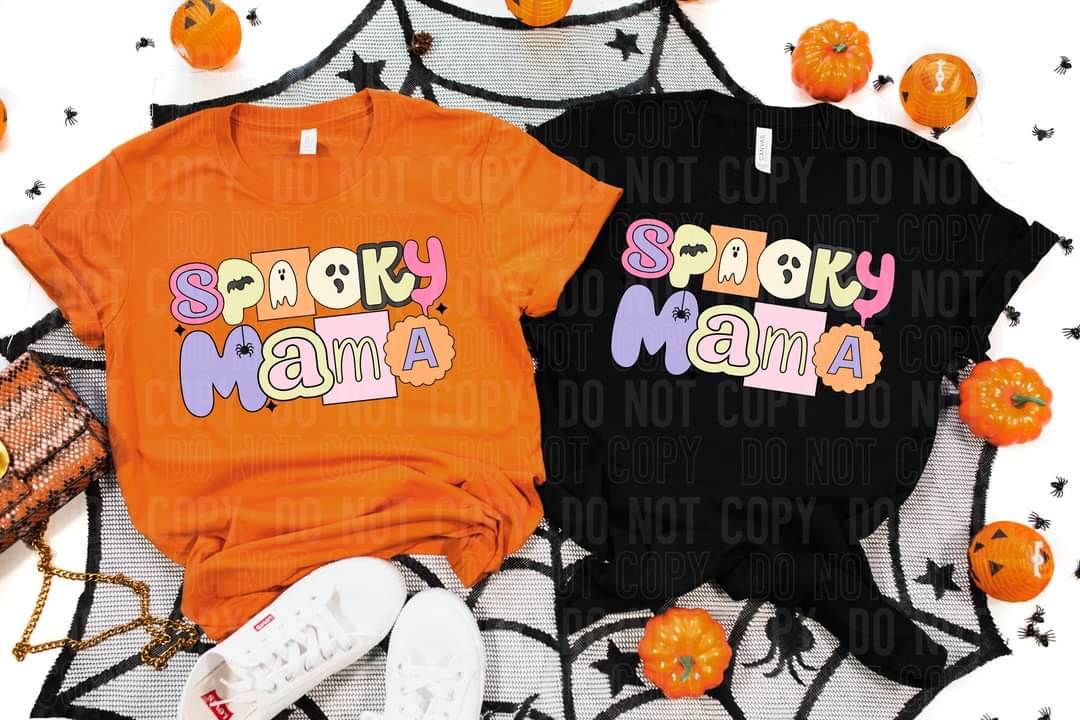 Spooky mama retro 738 DTF TRANSFER