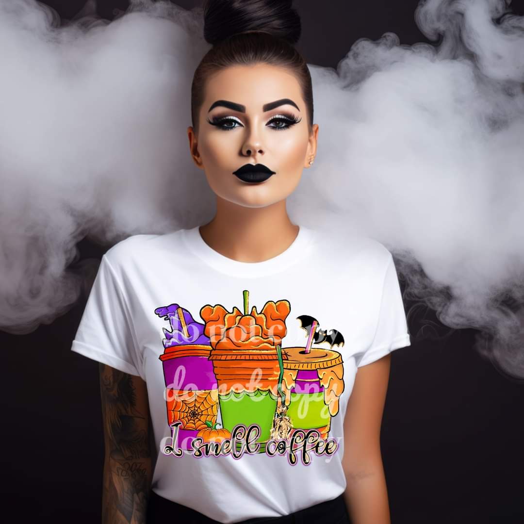 I smell coffee 9087 DTF TRANSFER