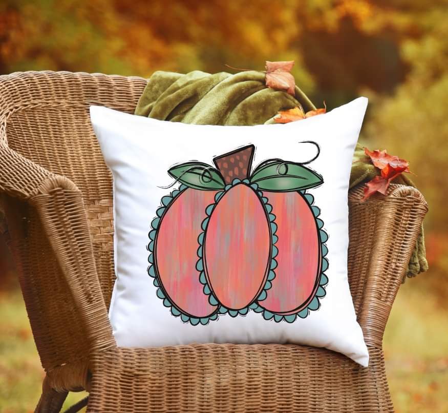 Painted pumpkin 747 DTF TRANSFER