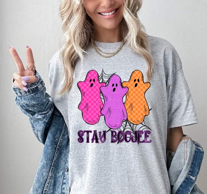 stay boojee ghost trio 751 DTF TRANSFER