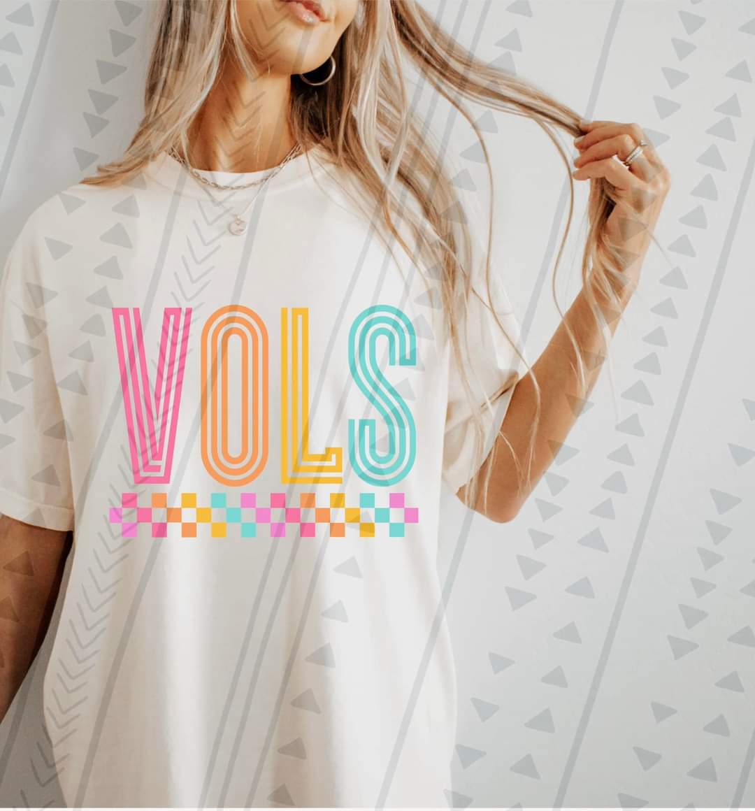 Vols colorful retro 43319 DTF transfer