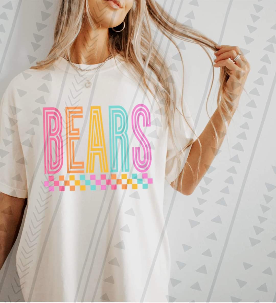 Bears colorful retro 43356 DTF transfer
