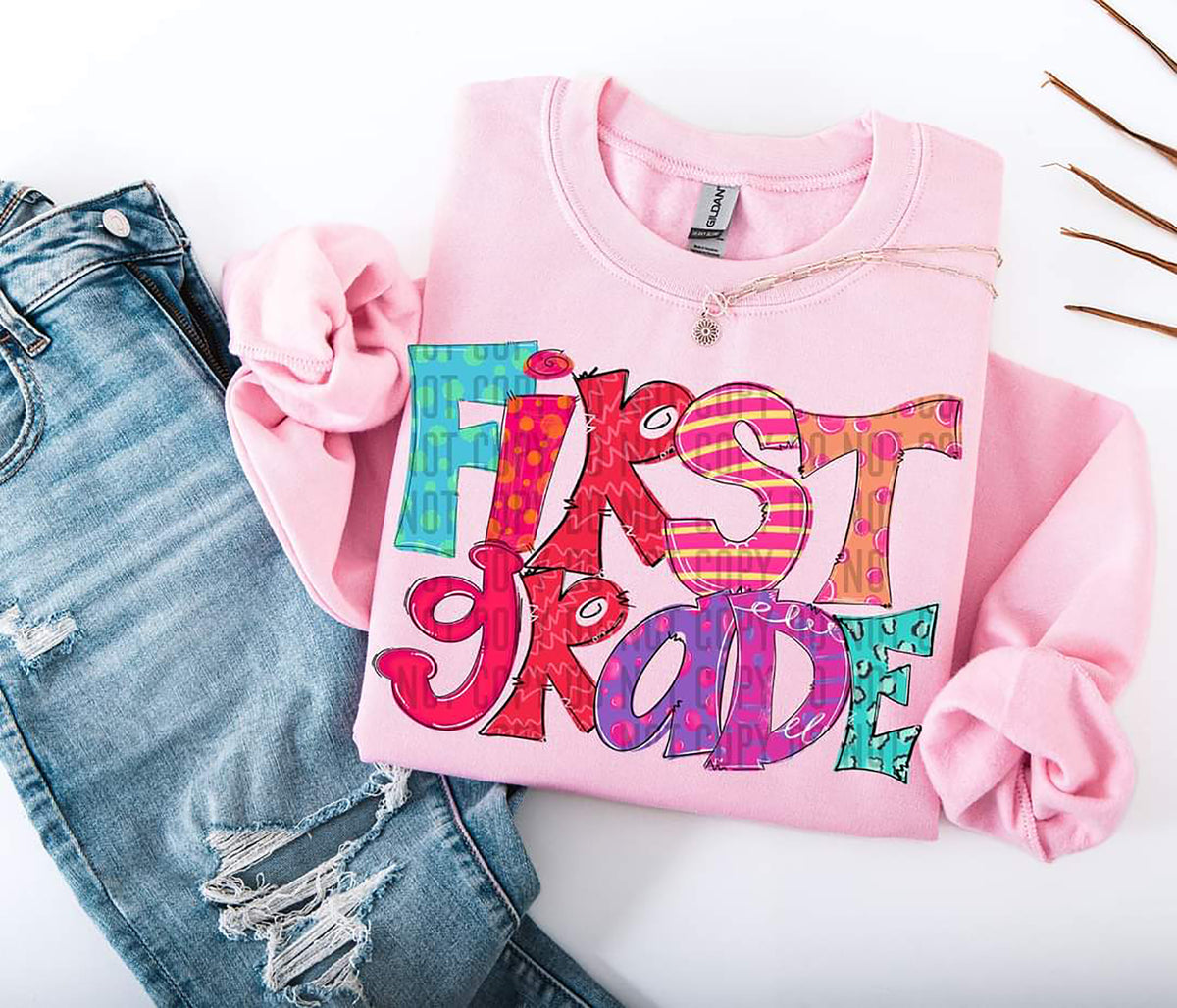 Doodle First Grade 71464 DTF transfer