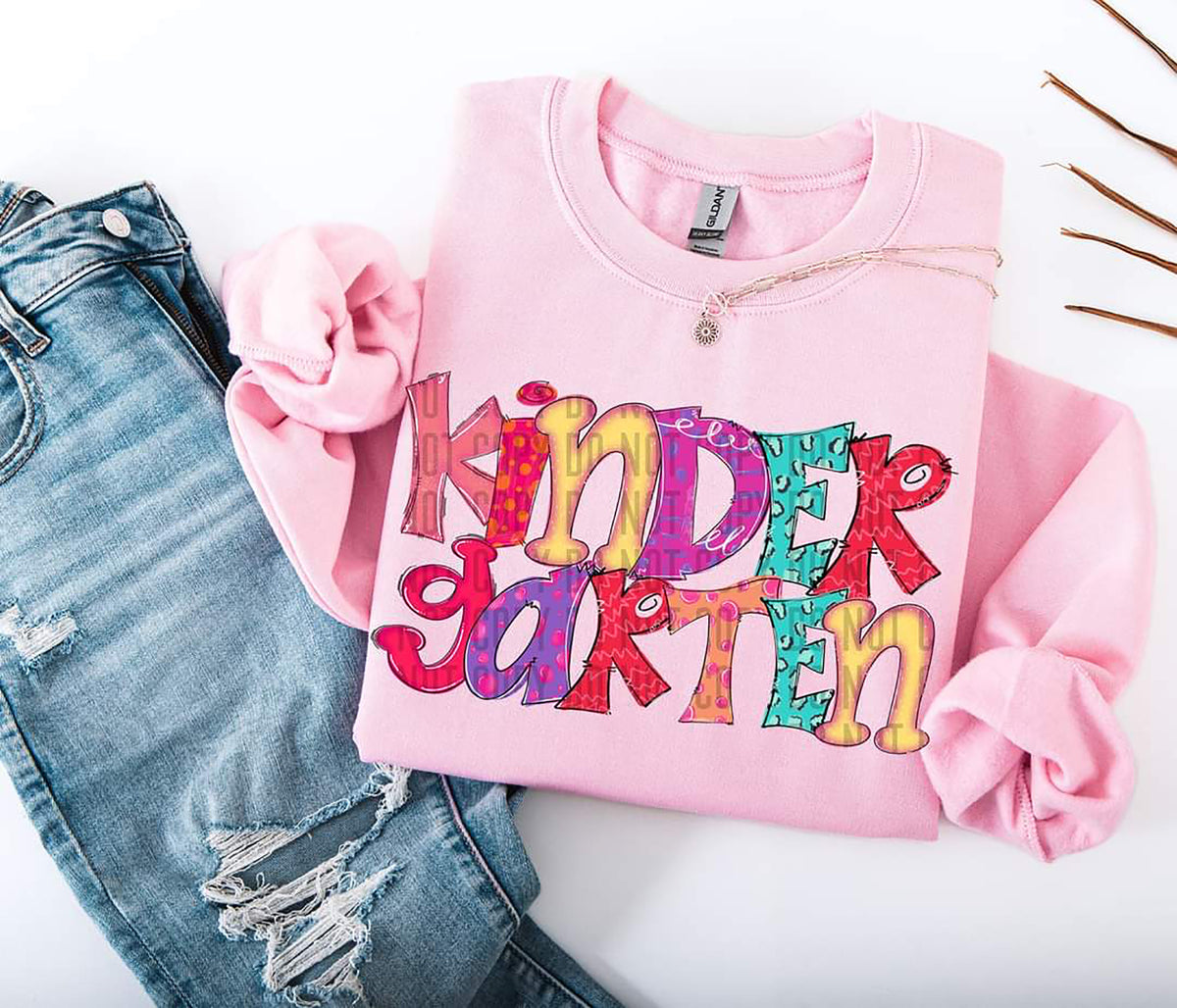 Doodle Kindergarten 71476 DTF transfer