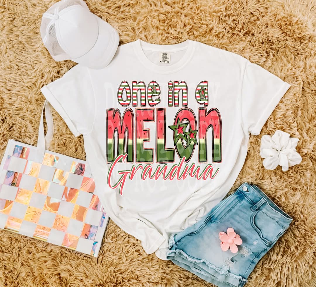 One in a melon GRANDMA (DD) 101841 DTF transfer