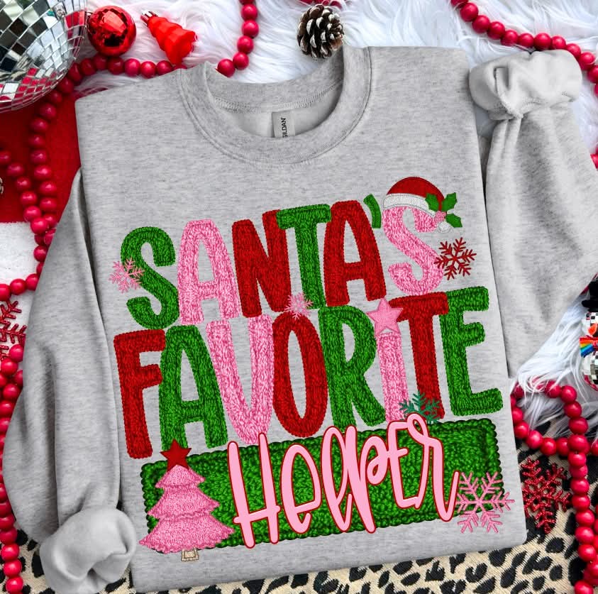 Helper Santas Favorite (S&G) DTF Transfer – Mud & Grace Transfers