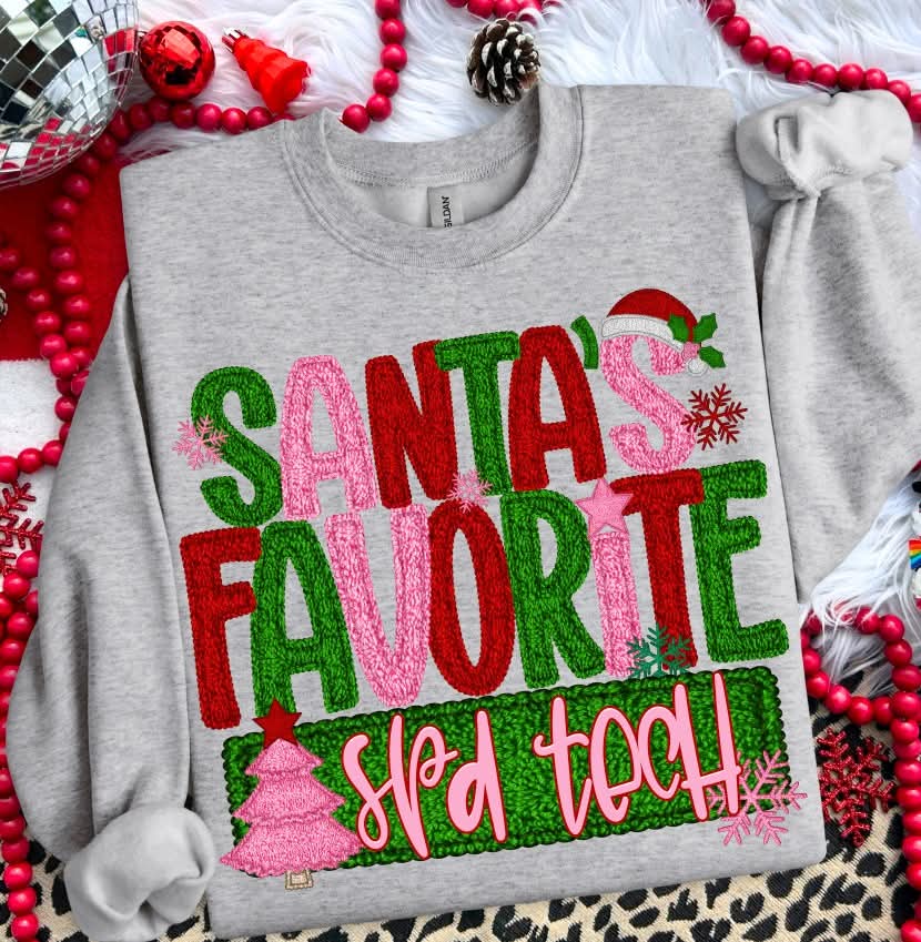 SPD Tech Santas Favorite (S&G) DTF Transfer