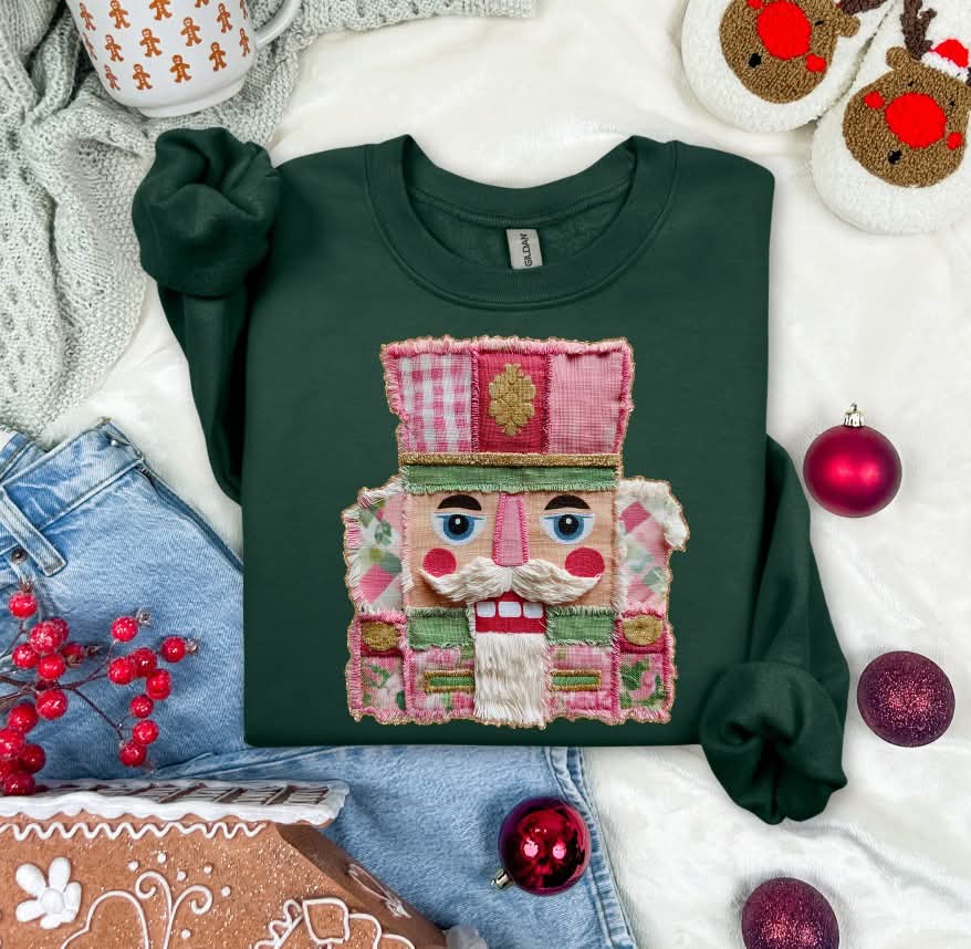 Festive Texture Nutcracker (S&G) DTF Transfer
