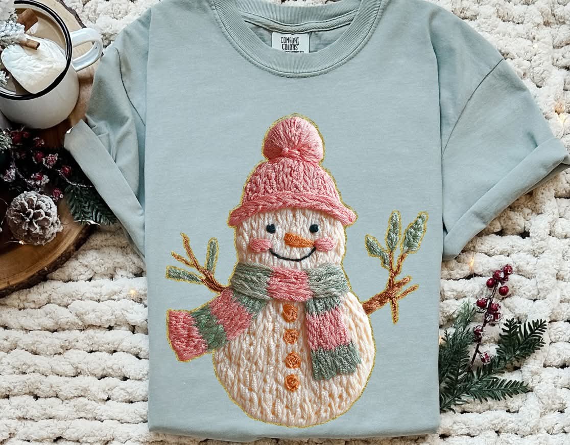 Yarn Snowman (S&G) DTF Transfer