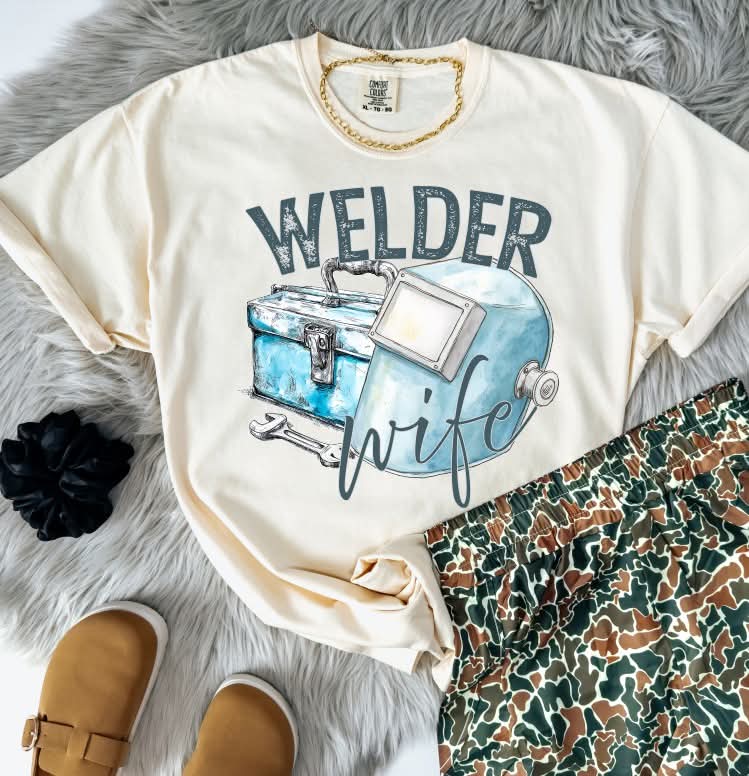 Welder wife (S&G) DTF Transfer