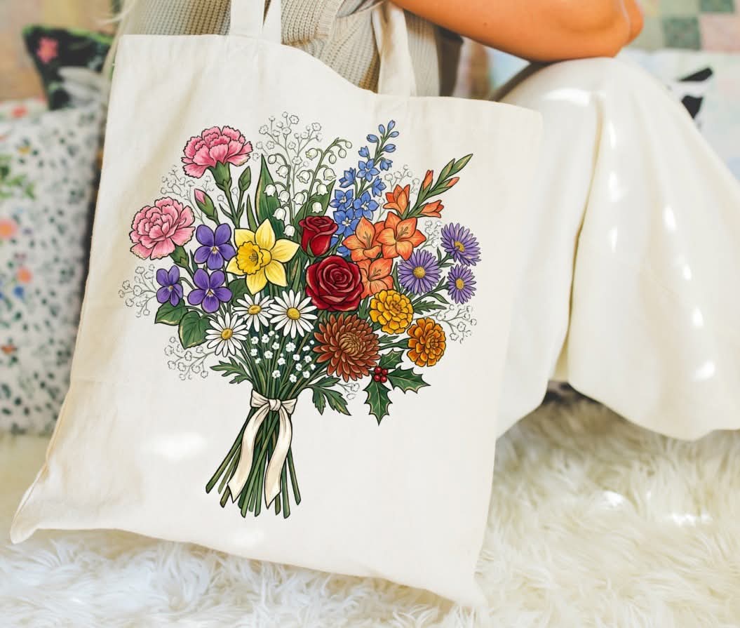 Wildflower bouquet (S&G) DTF Transfer