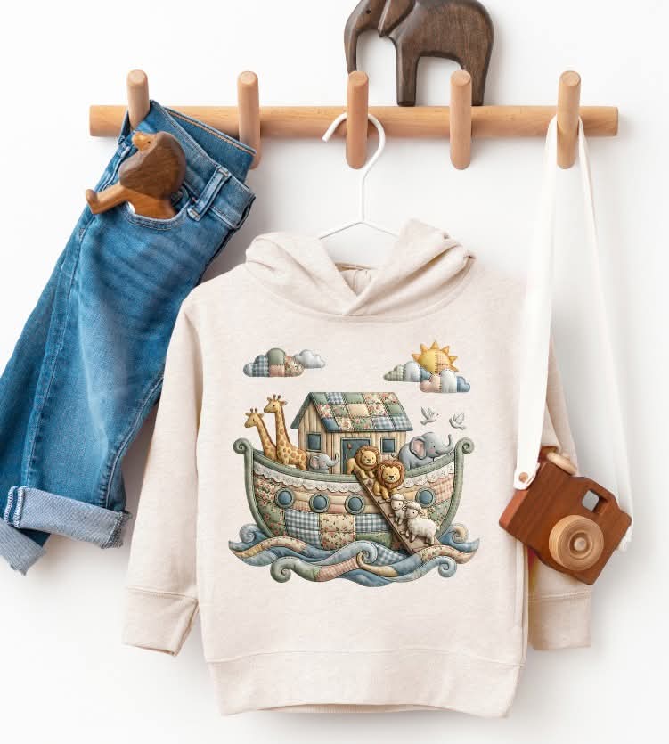 Noah's Ark (faux patchwork) (S&G) DTF Transfer