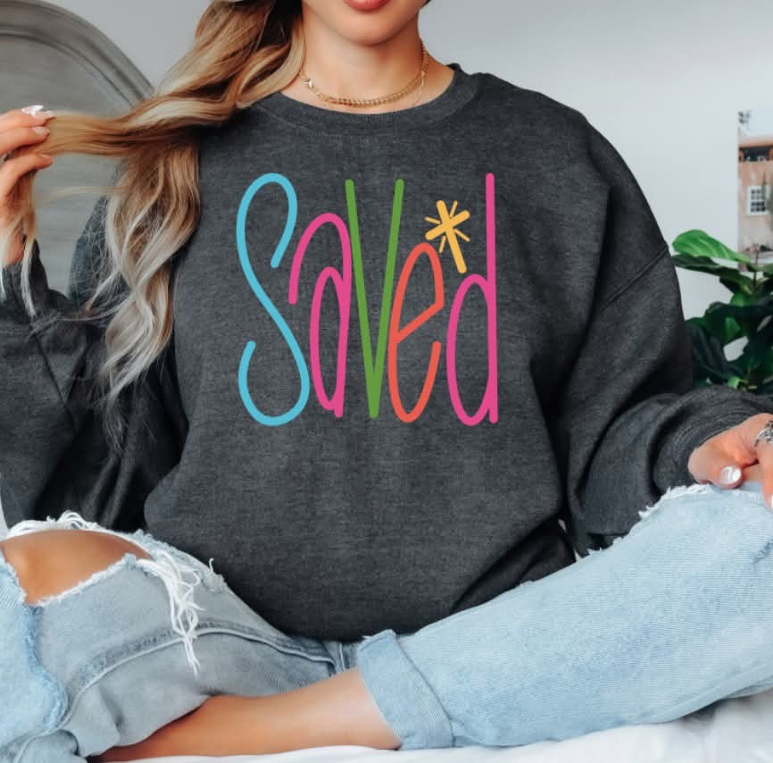 Saved colorful (S&G) DTF Transfer