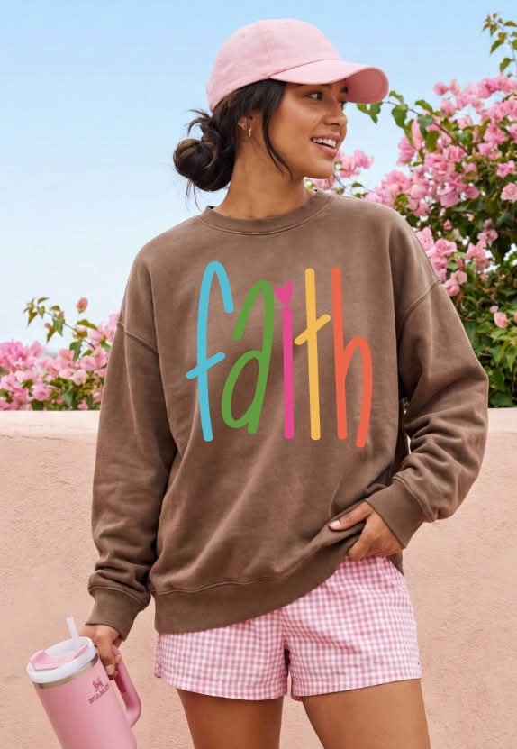 Faith colorful (S&G) DTF Transfer
