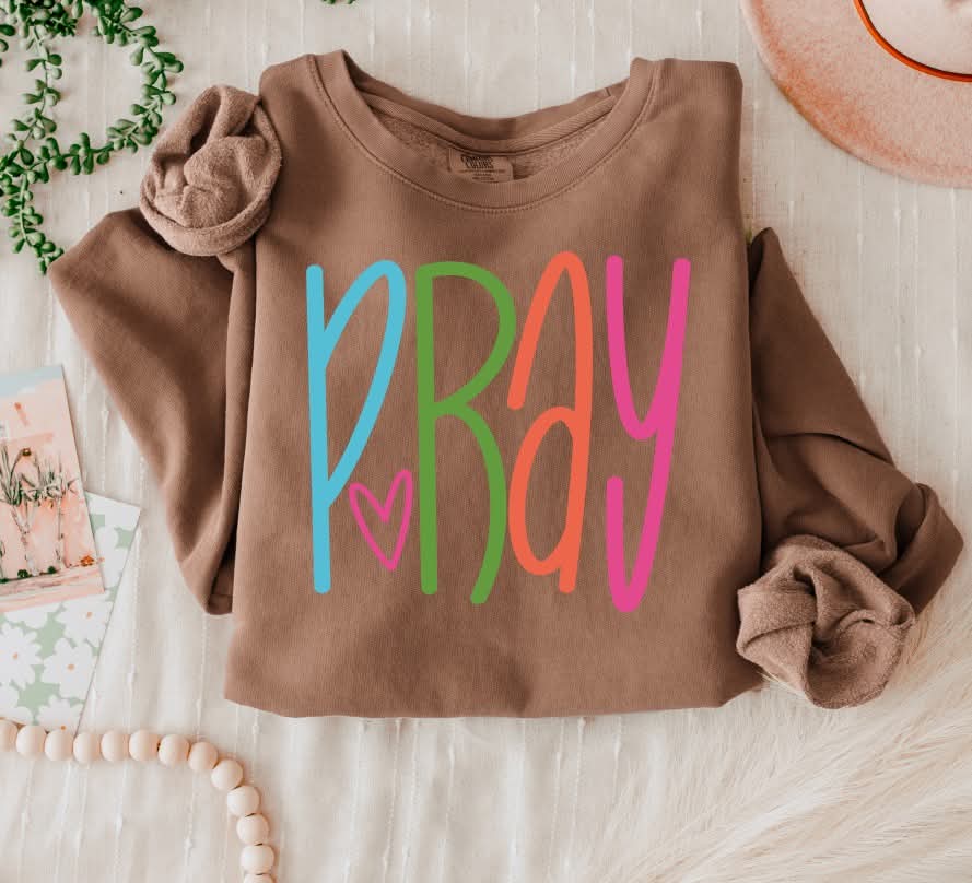 Pray colorful (S&G) DTF Transfer