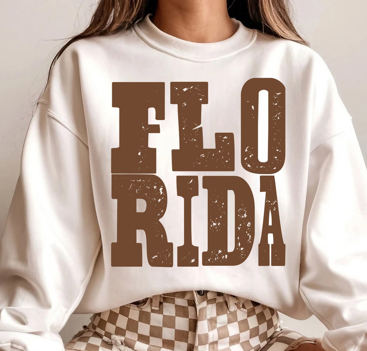 Florida (distressed brown) (S&G) DTF Transfer