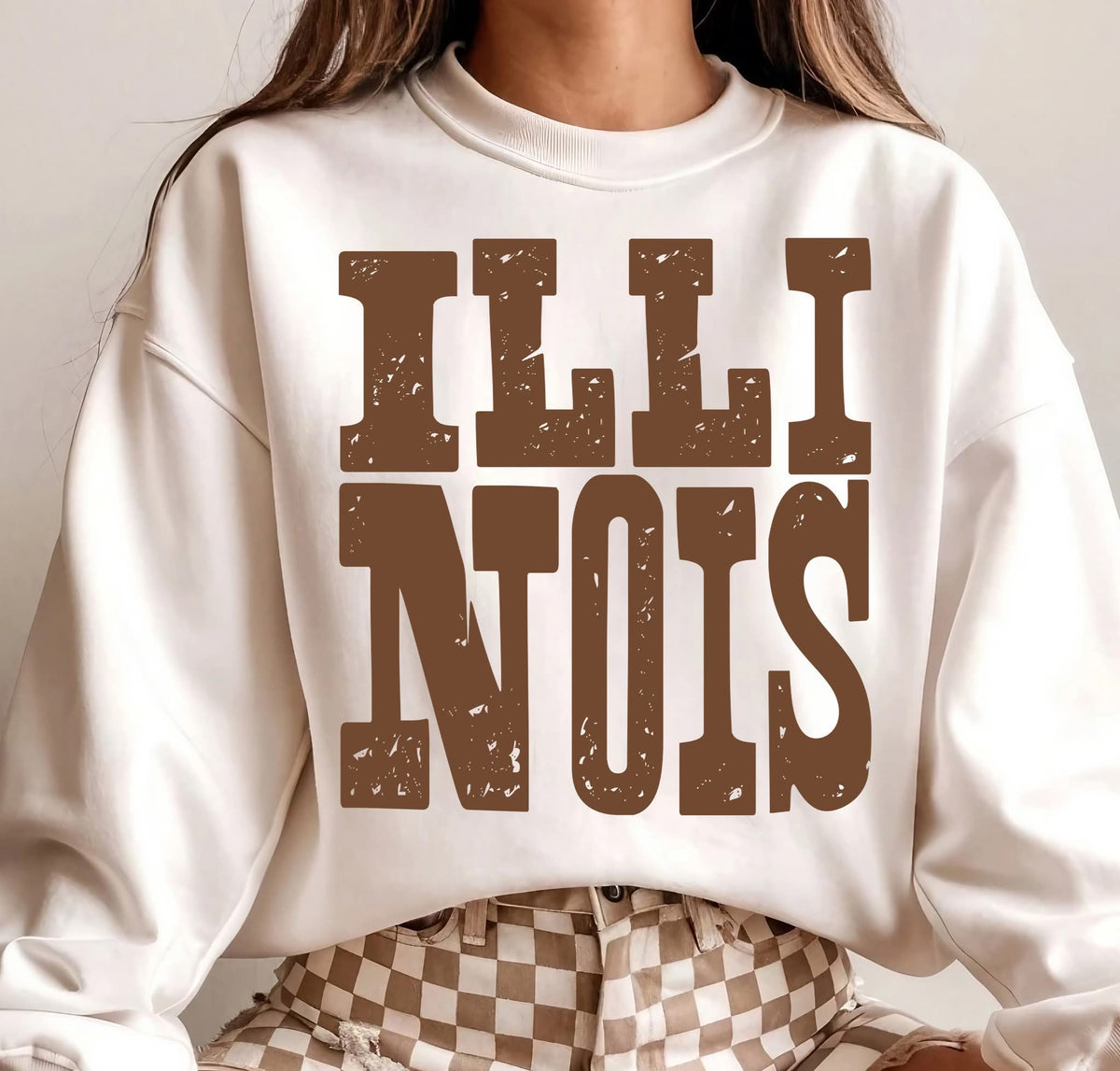 Illinois (distressed brown) (S&G) DTF Transfer