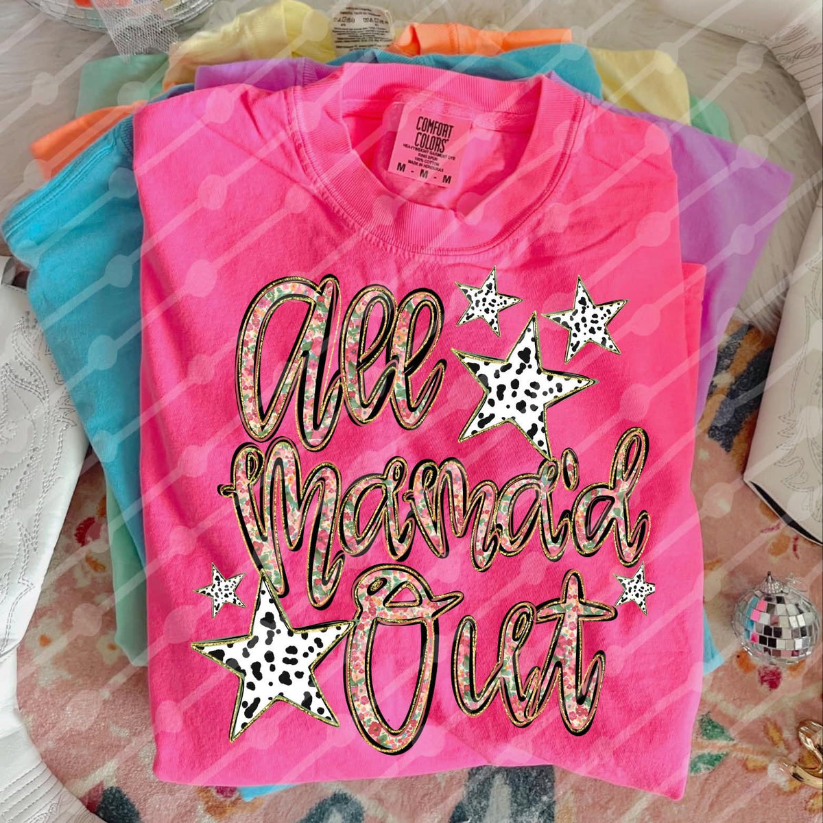 All mama'd out (JBD) DTF Transfer