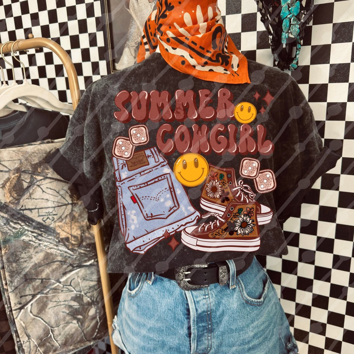 Summer cowgirl (JBD) DTF Transfer