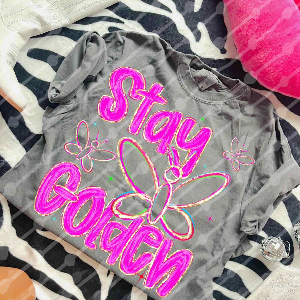 Stay golden butterflies (JBD) DTF Transfer