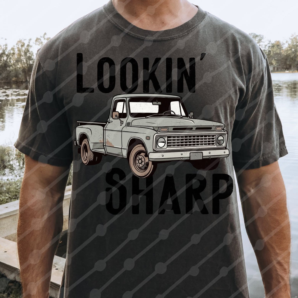Lookin' Sharp truck (JBD) DTF Transfer