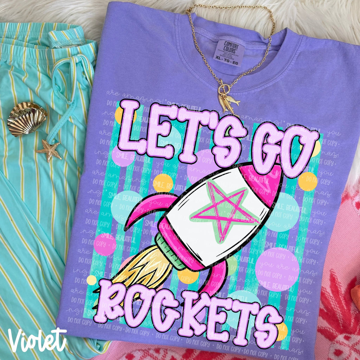 Let's Go Rockets (Carter) DTF Transfer