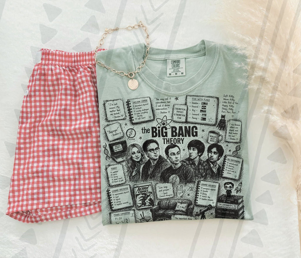 Bang black sketch collage (Kai) DTF Transfer