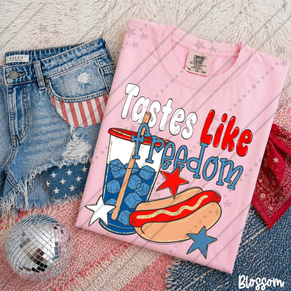 Tastes like freedom hotdog (Carter) DTF