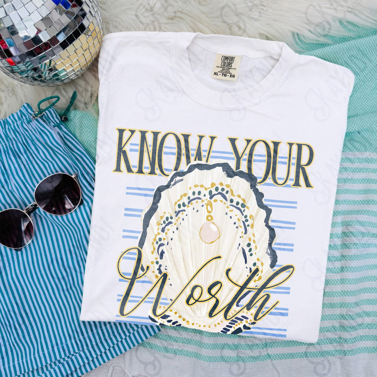 Know your worth calm (Kayndi) DTF Transfer