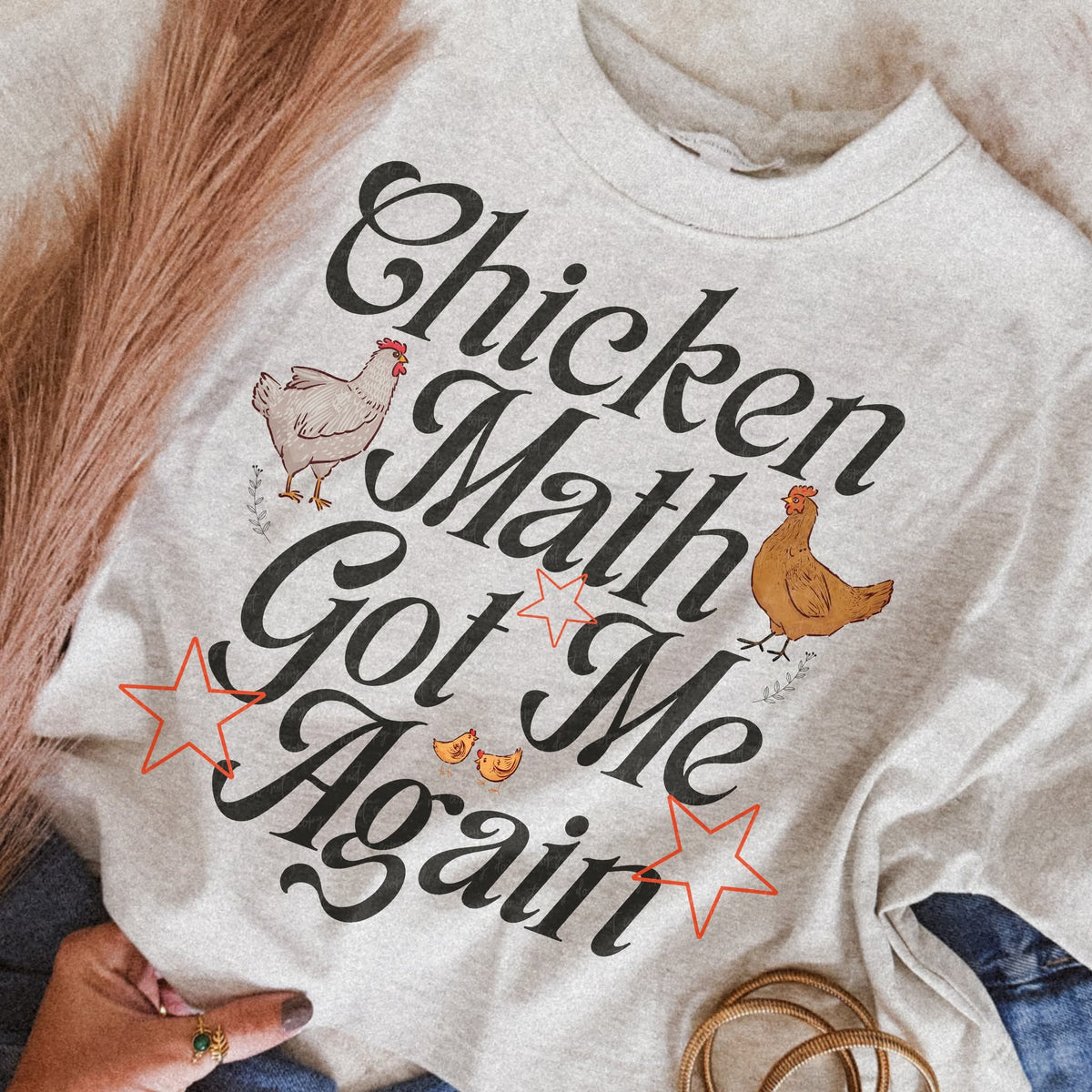 Chicken math got me again (EMD) DTF Transfer