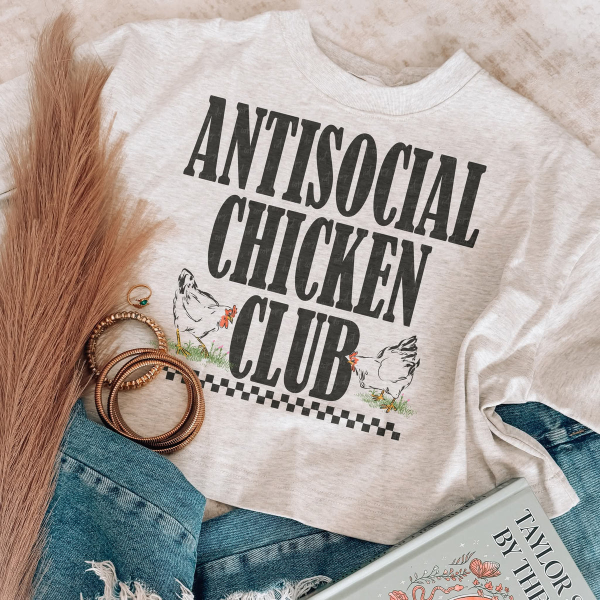 Antisocial chicken club (EMD) DTF Transfer