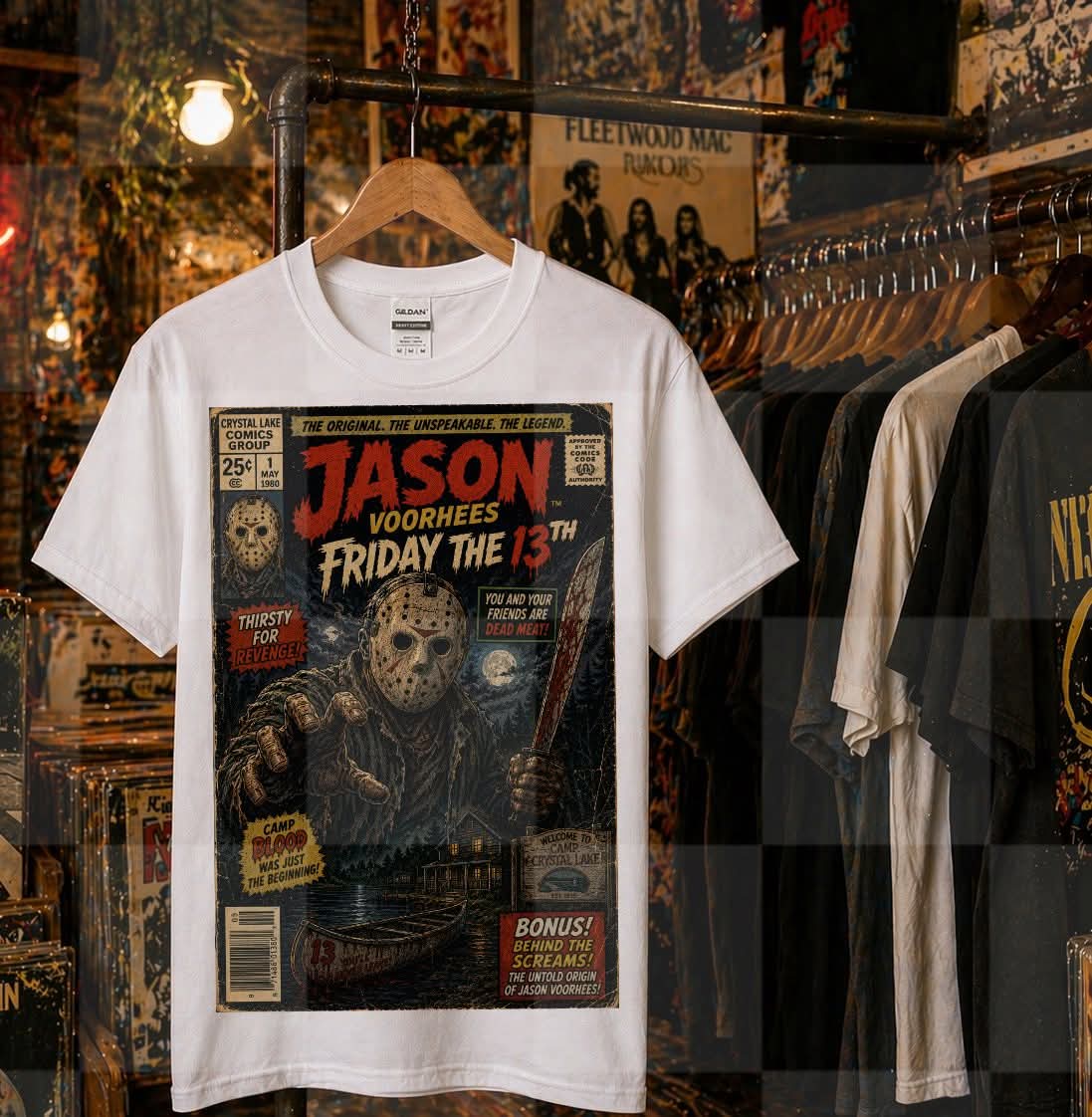 Jason comic (Unhinged) DTF Transfer