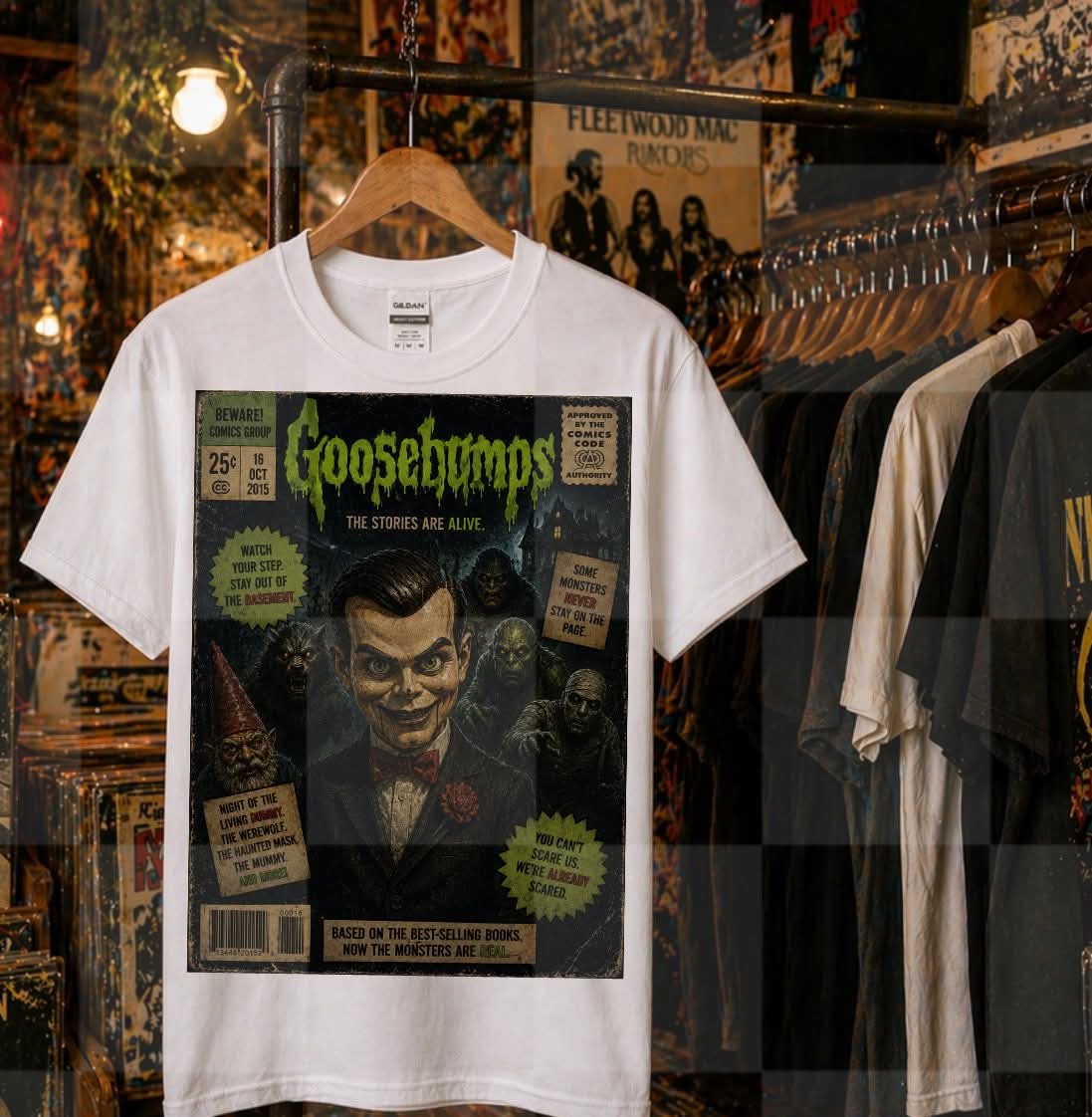 The stories are alive comic (Unhinged) DTF Transfer