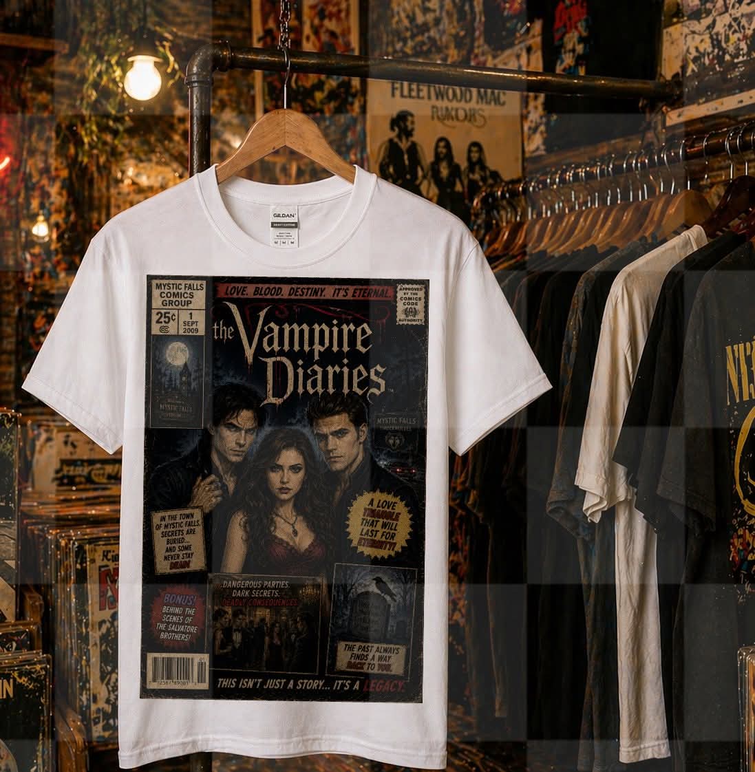 Vampire comic (Unhinged) DTF Transfer