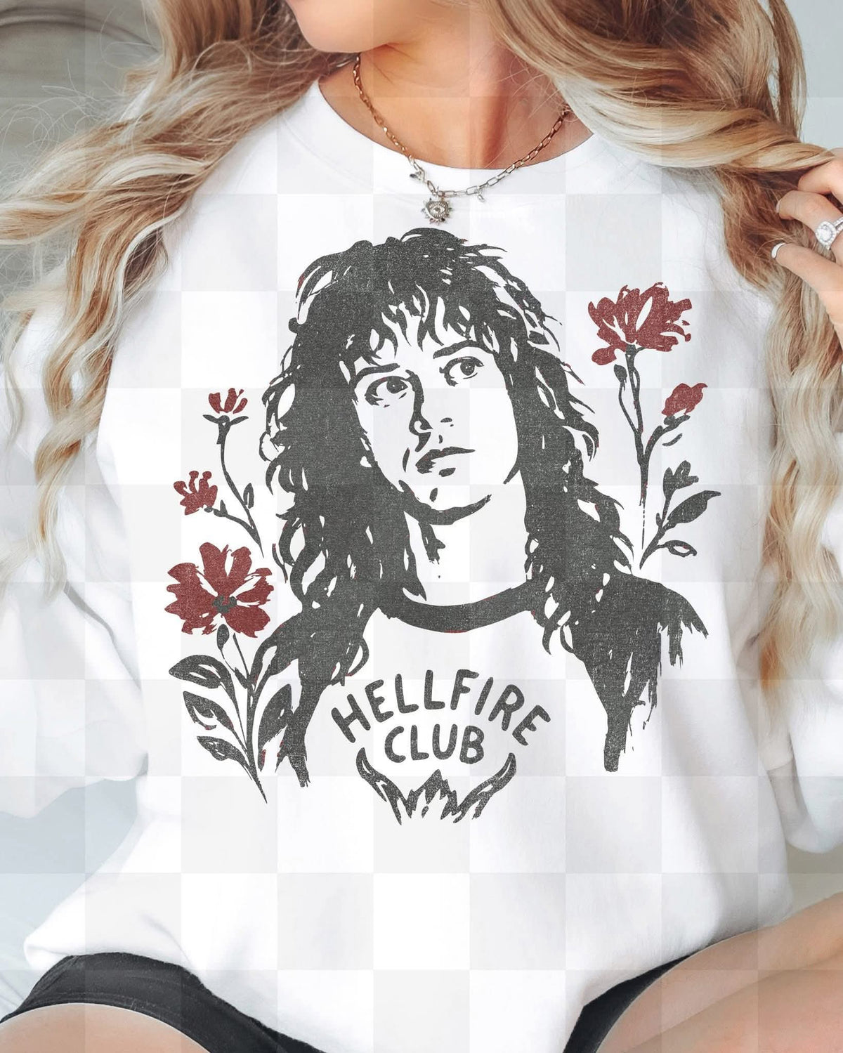 Eddie floral doodle (Unhinged) DTF Transfer