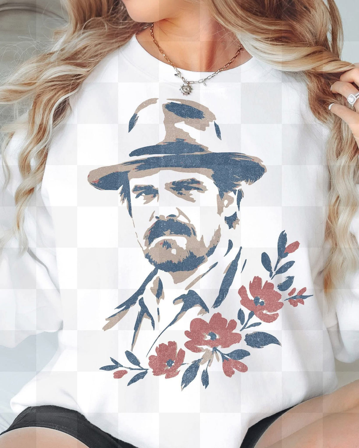 Hopper floral doodle (Unhinged) DTF Transfer