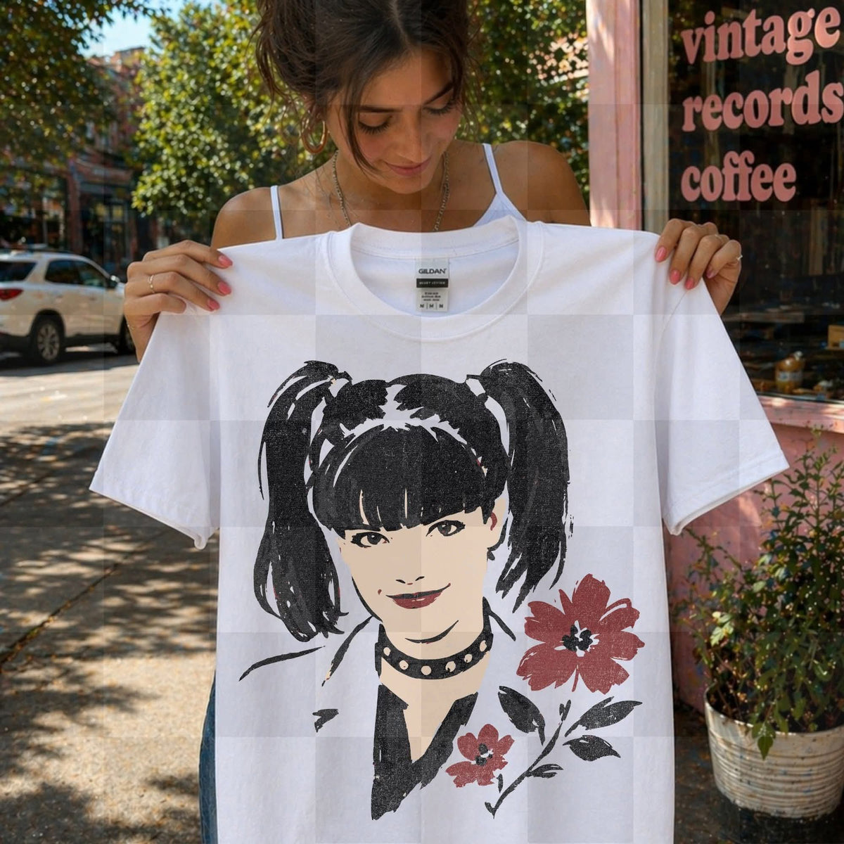 Abbyy floral doodle (Unhinged) DTF Transfer