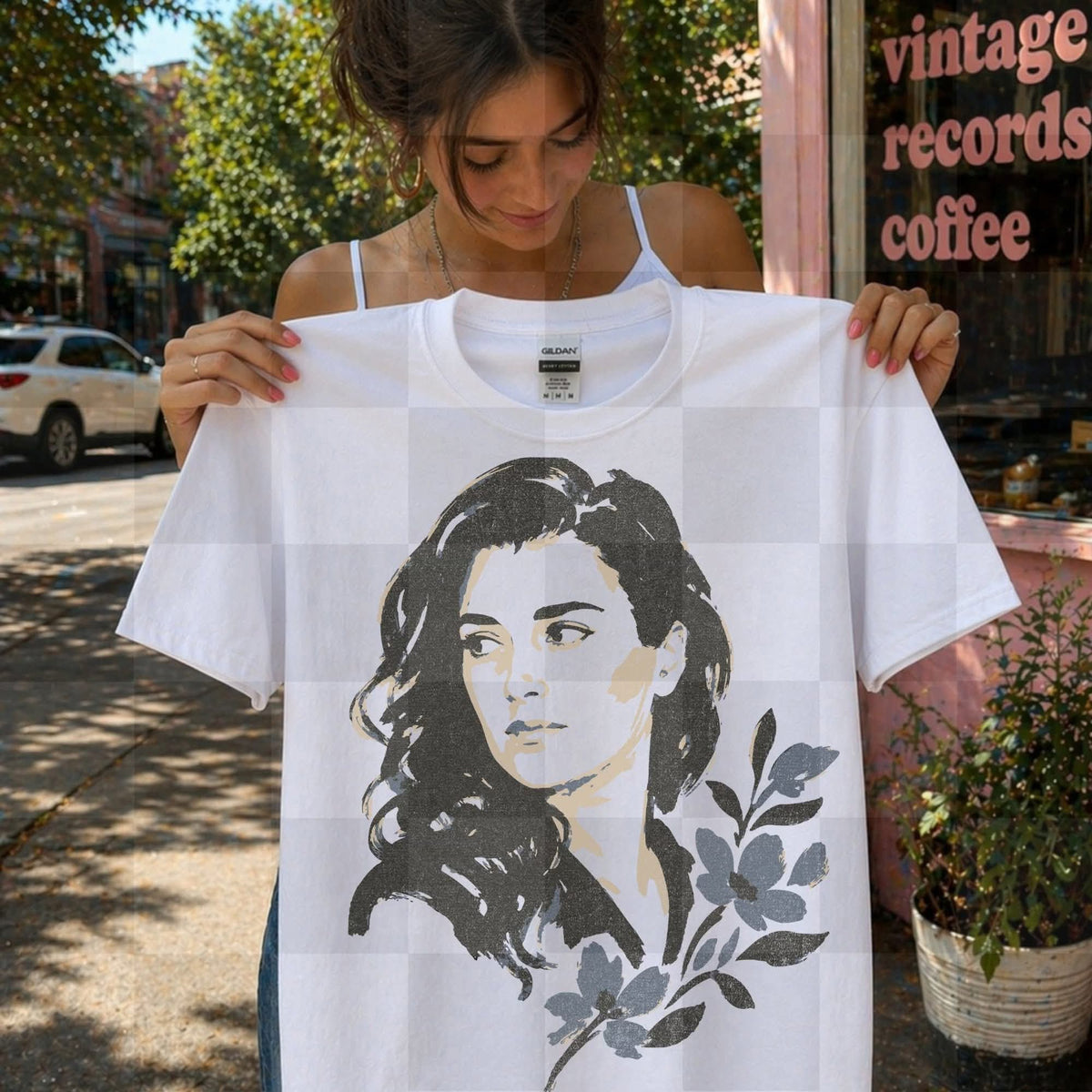 Ziva floral doodle (Unhinged) DTF Transfer