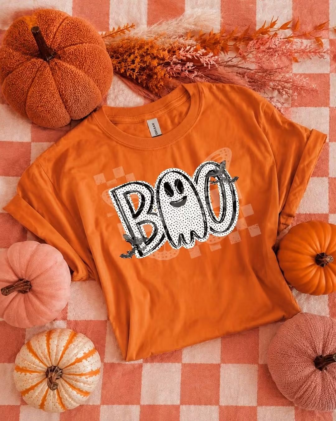 Boo ghost dalmatian filled (PH) DTF Transfer